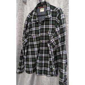 Lake Trail‎ Flannel Gray/Blue/Green Men's XXXL
